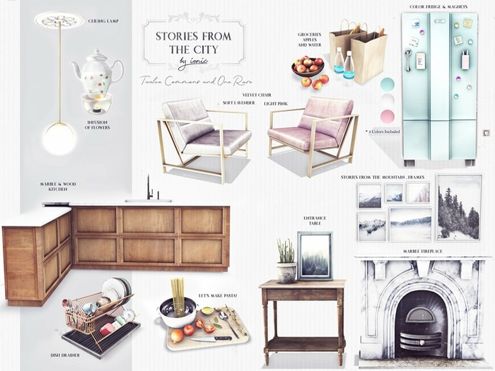 Second Life Marketplace ionic Color Fridge &